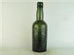 23330 Old Antique Black Glass Beer Bottle Stout Pictorial Newcastle Bradley