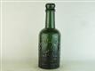 23338 Old Antique Black Glass Beer Bottle Stout Pictorial Newcastle Deuchar
