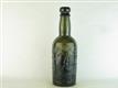23342 Old Antique Black Beer Bottle Stout Pictorial Newcastle Emmerson Bike