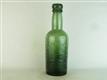 23345 Old Antique Black Glass Beer Bottle Stout Pictorial Newcastle Bradley