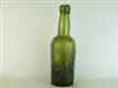 23346 Old Antique Black Glass Beer Bottle Stout Pictorial Newcastle Bradford