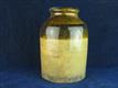 23459 Old Vintage Antique Printed Jam Jar Keiller Early Saltglaze Jar