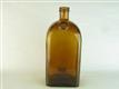 23492 Old Antique Glass Bottle Der Lachs alte Flasche Glasflasche Jewish Salmon