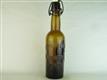 23518 Old Vintage Antique Glass Bottle Beer Label Brown Perrin Dundee