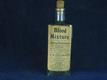 23594 Old Vintage Antique Glass Chemist Bottle Label Cure Goodman Hastings