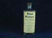 23597 Old Vintage Antique Glass Chemist Bottle Label Cure Goodman Hastings