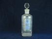 23627 Old Vintage Antique Glass Chemist Bottle Label Victorian Perfume Toilet