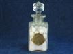 23639 Old Vintage Antique Glass Chemist Bottle Label Victorian Perfume Salts