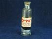 23648 Old Vintage Antique Glass Chemist Bottle Label Dope Drug O My