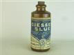 23661 Old Vintage Antique Glass Hardware Store Bottle Label Blue Dye Ink