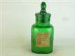 23665 Old Vintage Antique Glass Chemist Bottle Label Smelling Salt Jar
