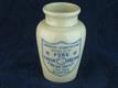 33615 Old Vintage Printed Pot Jar Keiller Kitchen Cream Dairy Carrick Cumbria