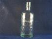 54721 Old Vintage Antique Glass Bottle Whisky Spirits Hip Flask Malin Derby