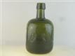 54694 Old Antique Vintage Glass Bottle Scotch Whisky Buchanan Flask Distillery