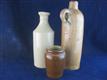 54657 Old Vintage Antique Jar Pot Keiller Cooper Cream Ink Apollinaris Bottle