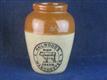 54651 Old Vintage Antique Jam Jar Printed Pot Keiller Cooper Cream Manchester