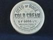 54815 Old Vintage Antique Printed Pottery Pot Lid Chemist Cold Cream Goss London