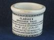 54819 Old Vintage Antique Printed Ointment Pot Lid Chemist Cure Clarkes Salve