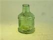 54830 Old Vintage Antique Glass Ink Bottle Inkwell Proctor Green barrel