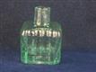 54850 Old Vintage Antique Glass Ink Bottle Inkwell Square Pen Rest Tent Vickers