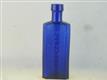 54888 Old Antique Glass Poison Bottle Medicine Cure Sulpholine