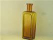 54892 Old Antique Glass Bottle Chemist Medicine Cure Drug Hair Restorer Astol
