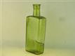 54897 Old Antique Glass Bottle Chemist Medicine Cure Drug Liquifruta Cough Cure