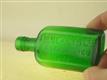 54575 Old Vintage Antique Glass Bottle Whisky Spirits Hip Flask Henekeys RARE