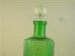 54572 Old Vintage Antique Glass Poison Bottle Hexagnol NTB Skull Stopper BOOTS