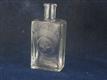 54564 Old Vintage Antique Glass Bottle Chemist Medicine Cure Fisker Copehagen
