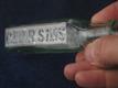 54552 Old Vintage Antique Glass Bottle Chemist Medicine Cure Geo Sims Tatcho