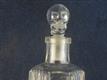 54529 Old Vintage Antique Glass Posion Bottle Chemist Cure NTB Skull Stopper