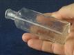 54396 Old Antique Glass Bottle Medicine Cure Congreve's Cough Consumption