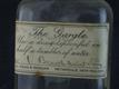 54398 Old Antique Glass Bottle Medicine Cure Chemist Label Morgan New malden