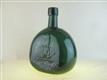 54425 Old Vintage Antique Glass Wine Bottle Bladder Onion Gilbey's Australian