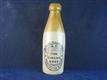 54952 Old Vintage Antique Printed Ginger Beer Bottle Pocklington Selby Brigham