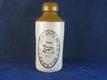 54969 Old Vintage Antique Printed Ginger Beer Bottle Sawston Dog