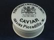55053 Old Vintage Antique Printed Jar Pot Lid Fortnum mason Caviar
