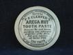 55065 Old Vintage Antique Printed Jar Pot Lid Tooth Paste Cleavers london