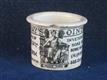 55077 Old Vintage Antique Printed Jar Pot Lid Ointment Holloways