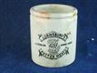 45127 Old Vintage Antique Printed Jam Pot Jar Keiller Sainsburys Meat Paste lrg