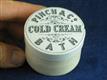 45085 Old Vintage Antique Printed Jar Pot Lid Tooth Paste Cold Cream Bath