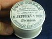45083 Old Vintage Antique Printed Jar Pot Lid Tooth Paste Cold Cream Cheltenham