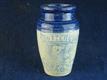 45039 Old Vintage Printed Pot Jar Keiller Cream Jug Dairy Blue Print Buttercup