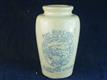 45034 Old Vintage Printed Pot Jar Keiller Cream Jug Dairy Blue Print Strathbogie