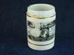 45021 Old Vintage Antique Printed Jar Pot Lid Ointment Cure Edinburgh