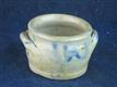 34752 Old Vintage Antique Stoneware Pottery Jar Preserve Mustard RARE and EARLY