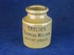 41698 Old Vintage Antique Printed Pot Lid Keiller Jar Mustard Taylor Newport