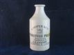 55185 Old Vintage Antique Printed Pottery Bottle Keiller Jar Cooper Cream Polish