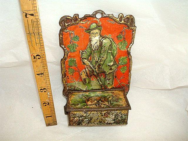 wall letter rack. Old Wall Hanging Letter Rack Hunter and Fox Scene Tin for sale (0) �35.00
